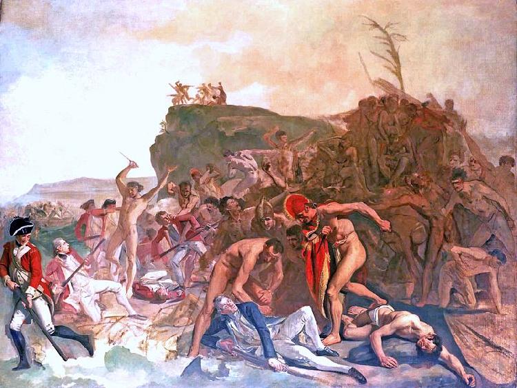 Johann Zoffany Death of Captain Cook Germany oil painting art